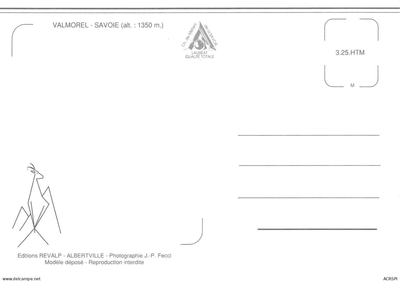 VALMOREL 11 (scan Recto-verso)MA2292 - Valmorel