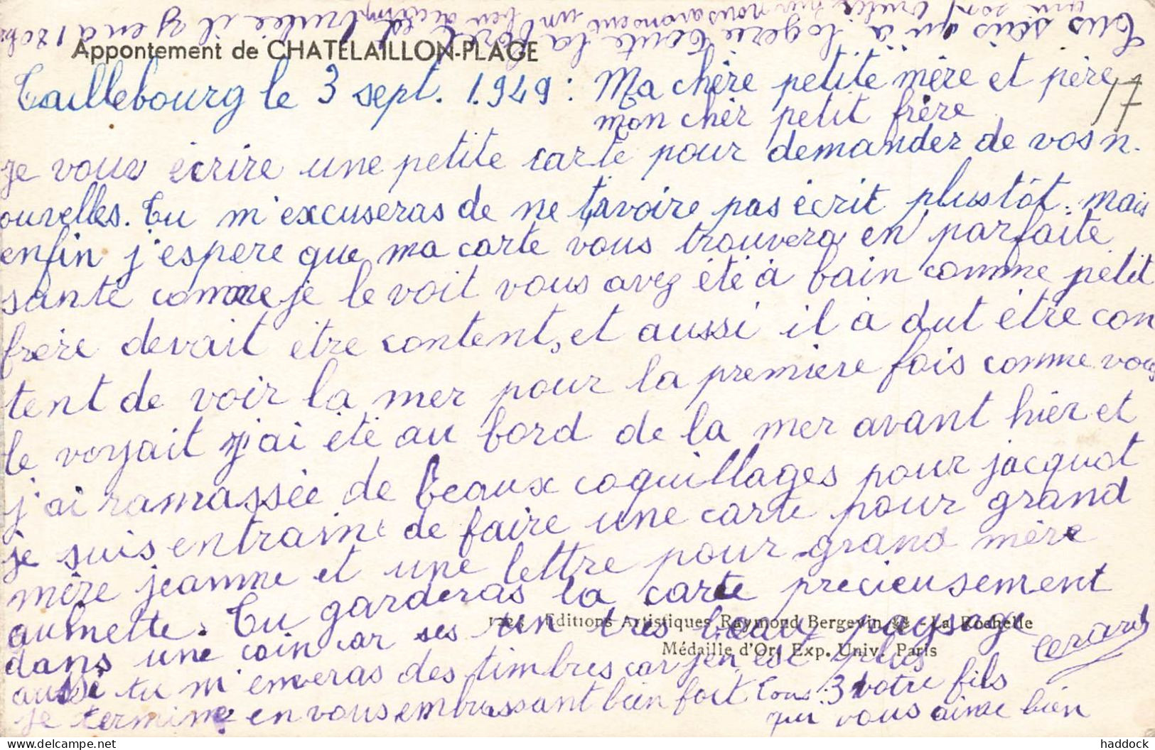 CHATELAILLON - APPONTEMENT - Châtelaillon-Plage