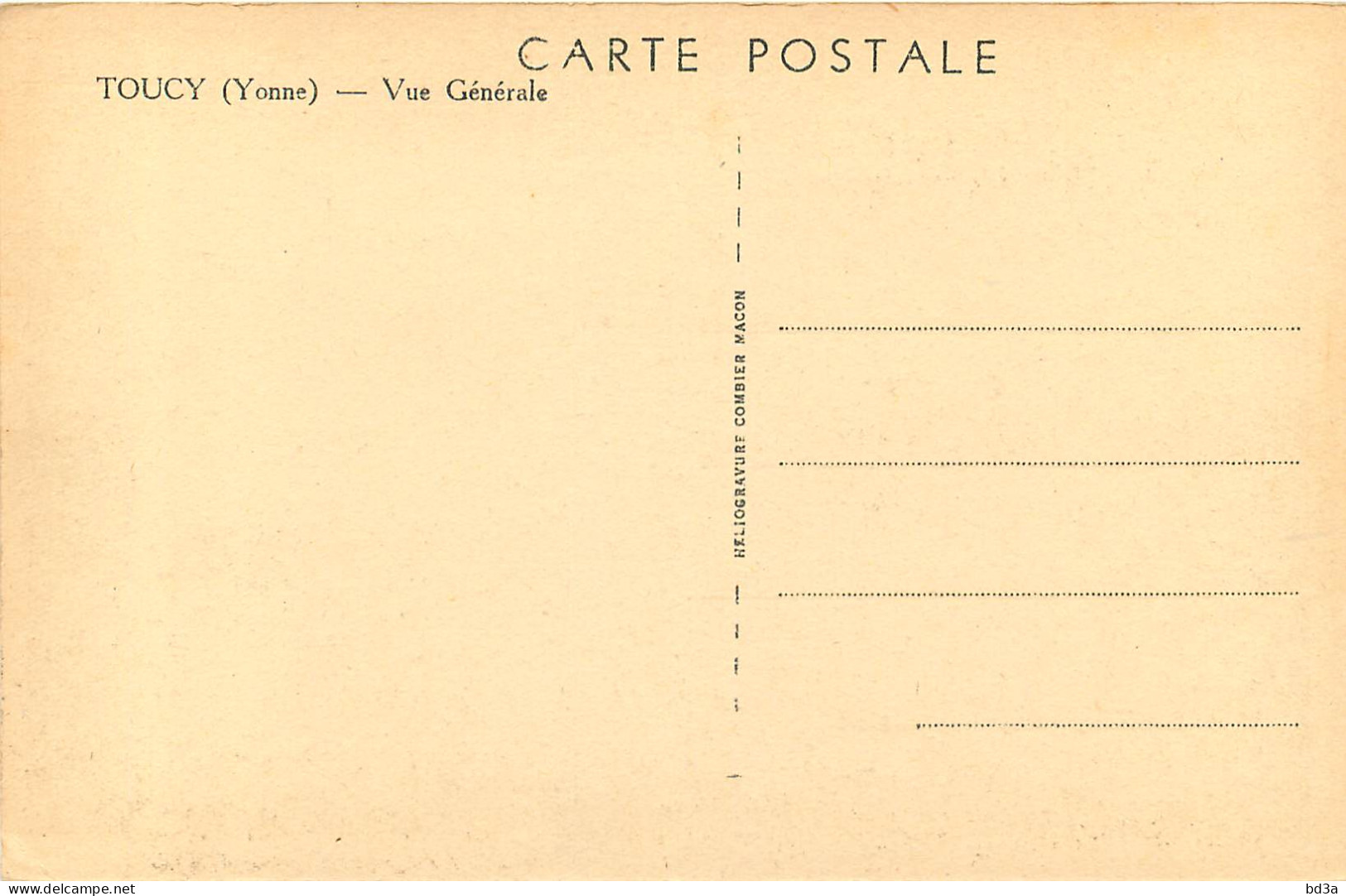 89  TOUCY   Vue Générale - Toucy
