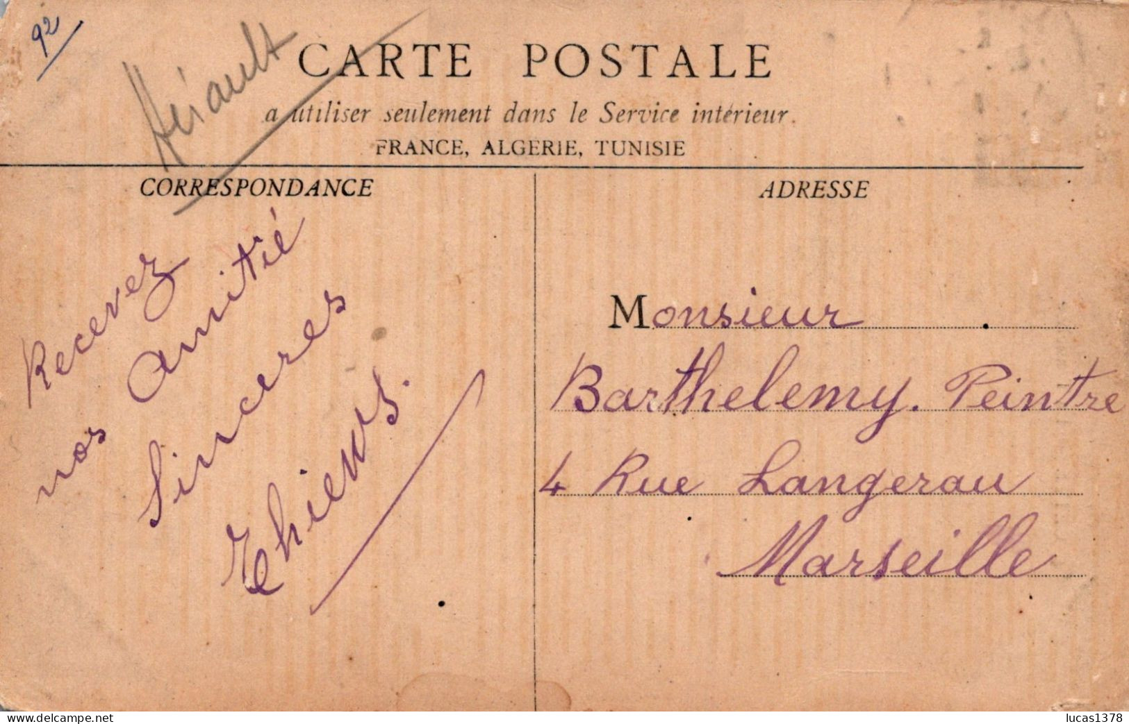 34 / CETTE / LA TRANCHEE - Sete (Cette)