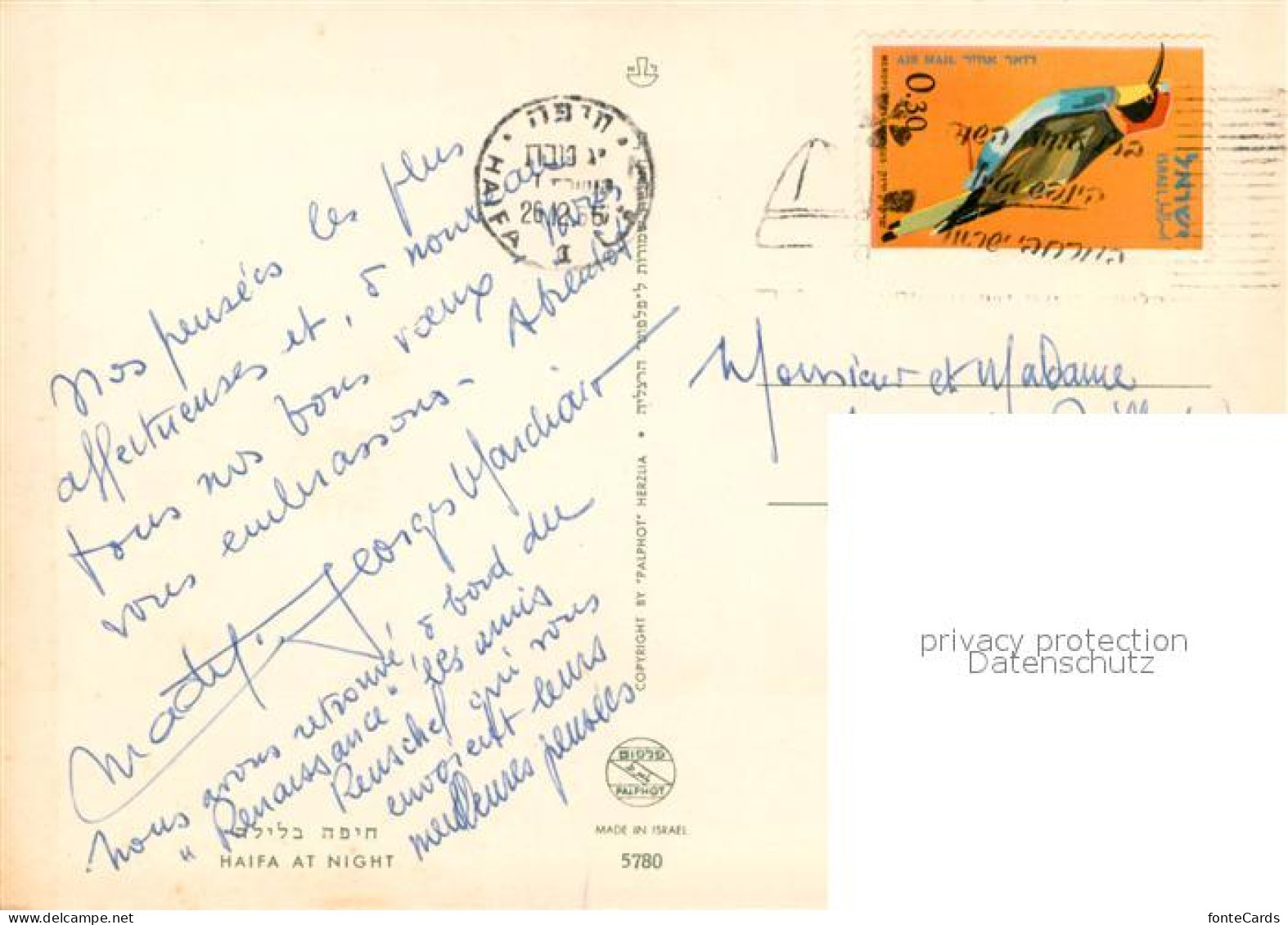 Haifa At Night - Israel