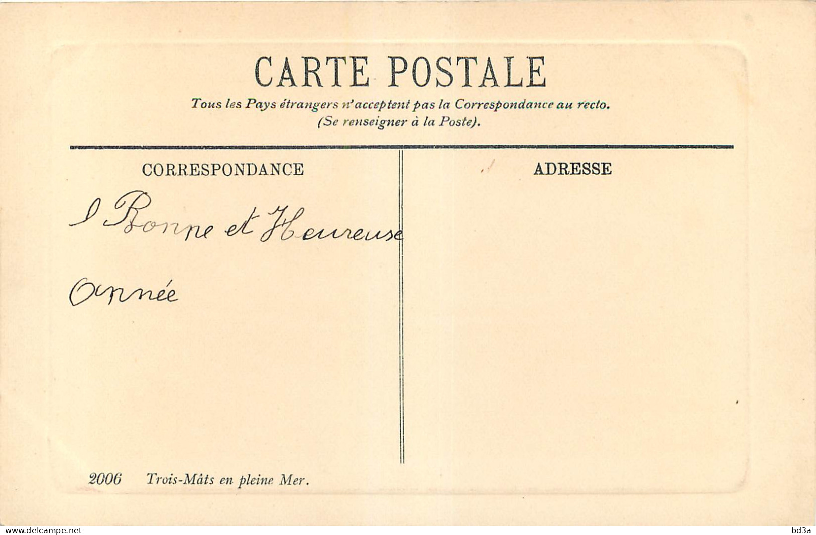 TROIS MATS EN PLEINE MER - Segelboote