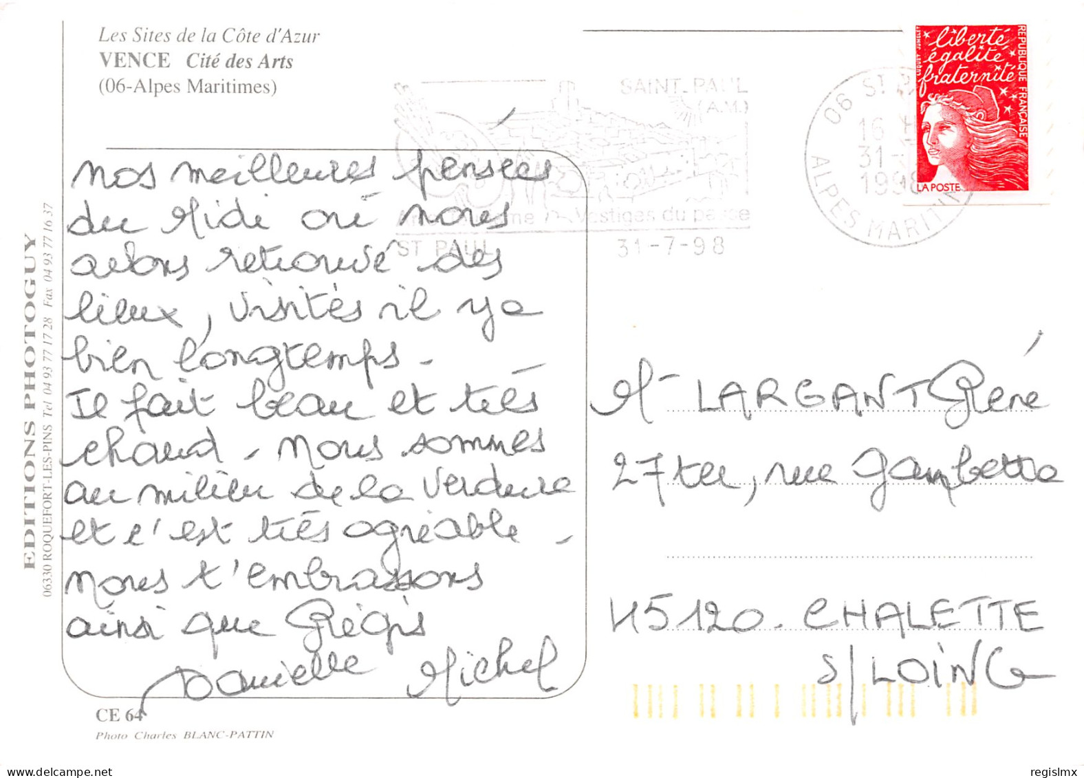 06-VENCE-N°T2764-D/0259 - Vence