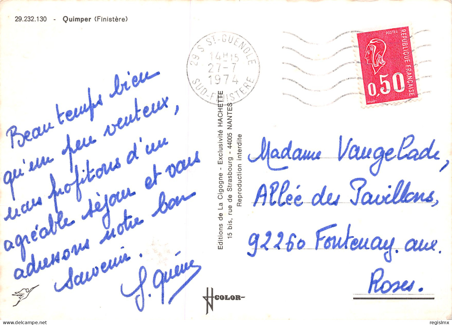 29-QUIMPER-N°T2765-C/0255 - Quimper