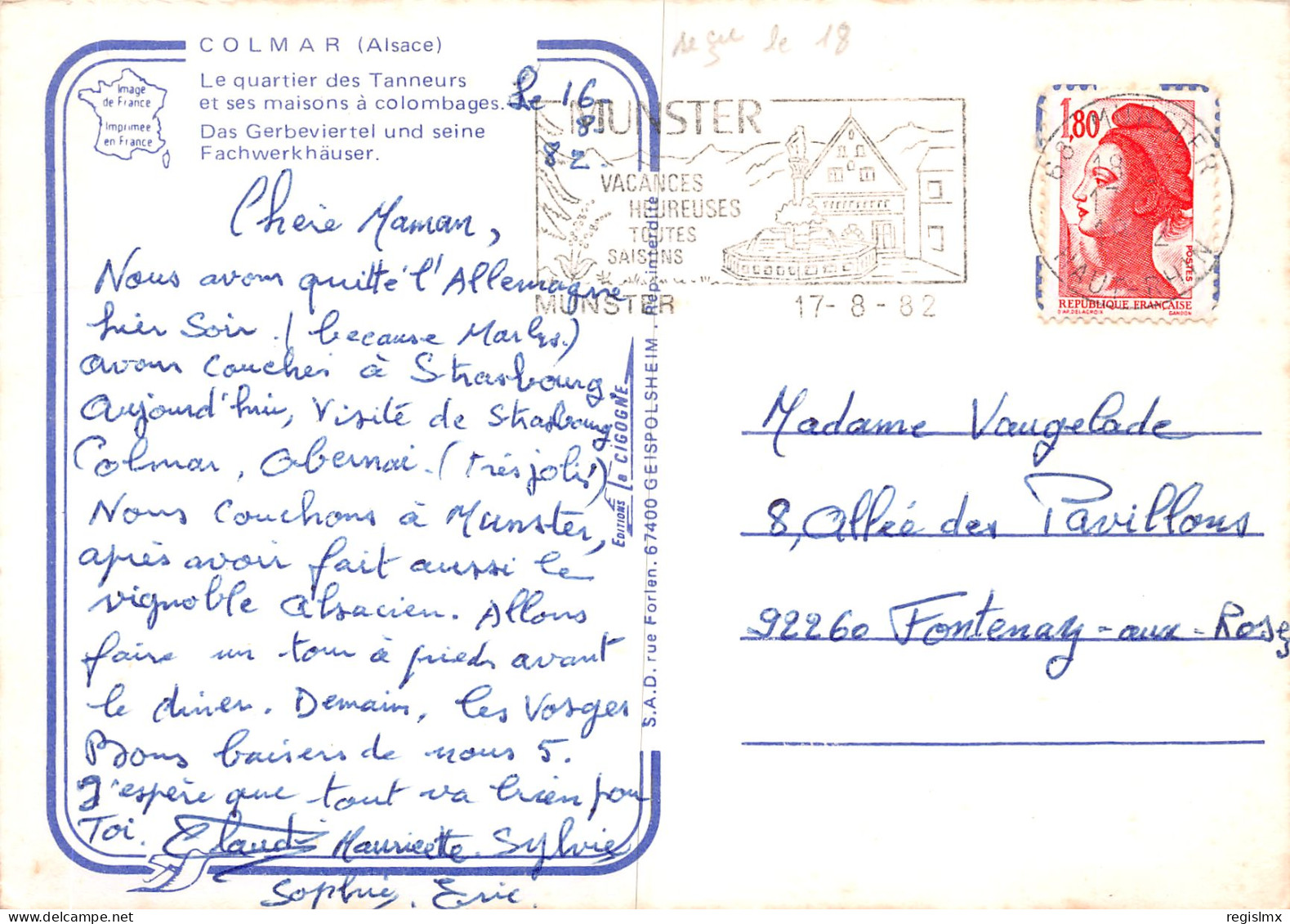68-COLMAR-N°T2765-C/0089 - Colmar