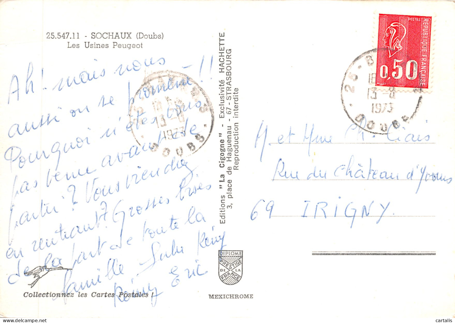 25-SOCHAUX-N 588-C/0169 - Sochaux