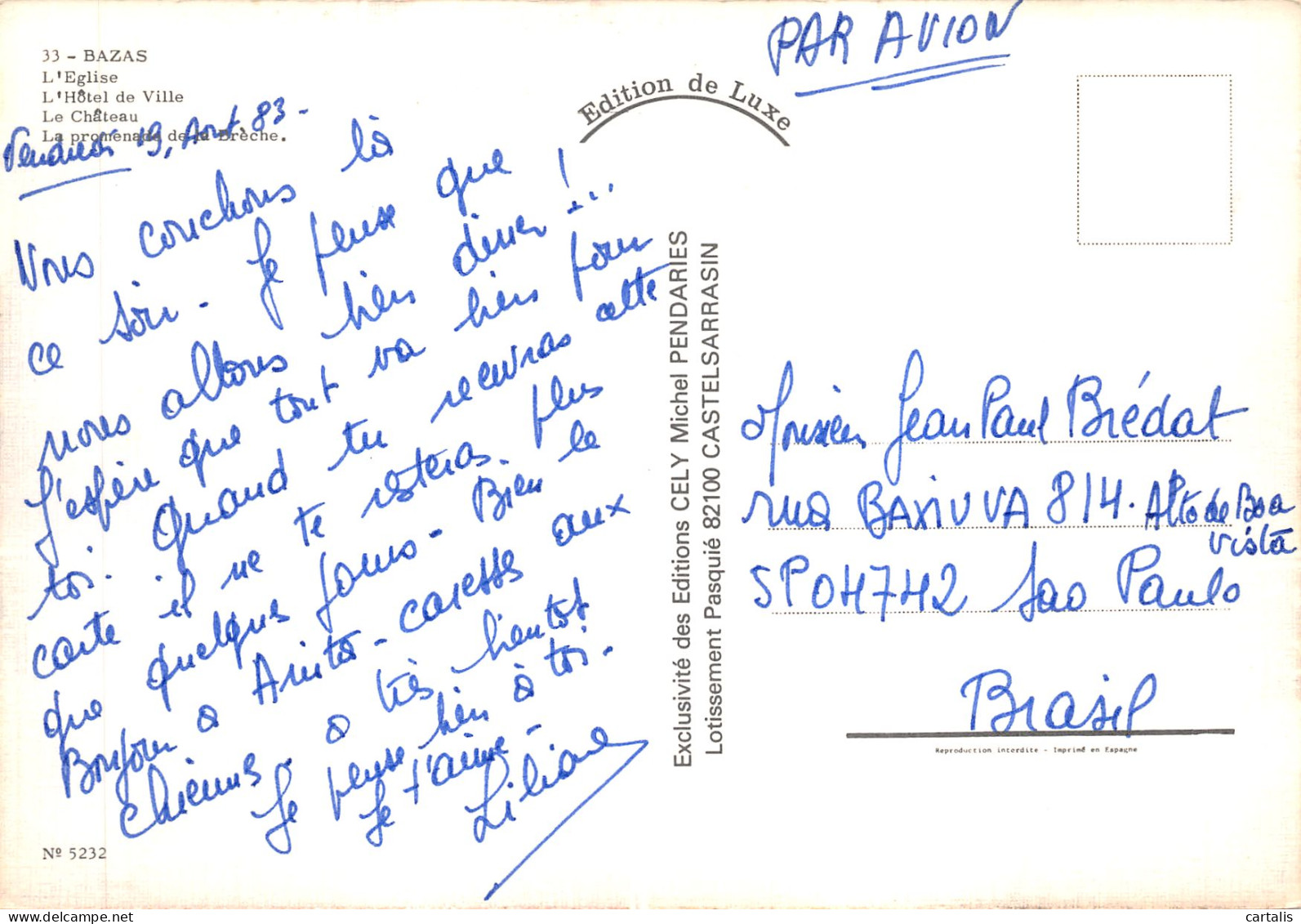 33-BAZAS-N 589-B/0191 - Bazas