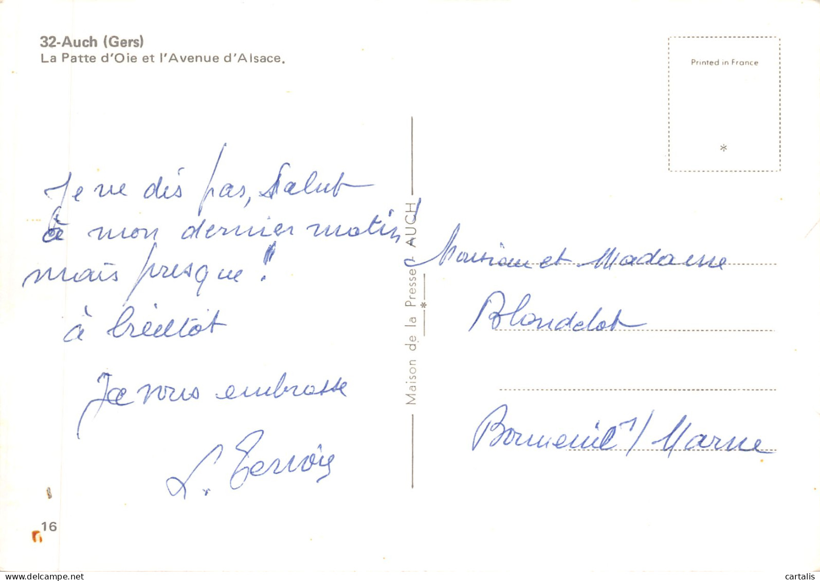 32-AUCH-N 589-B/0171 - Auch