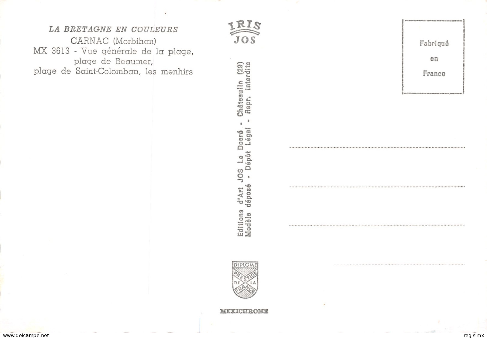 56-CARNAC-N°T2768-A/0167 - Carnac