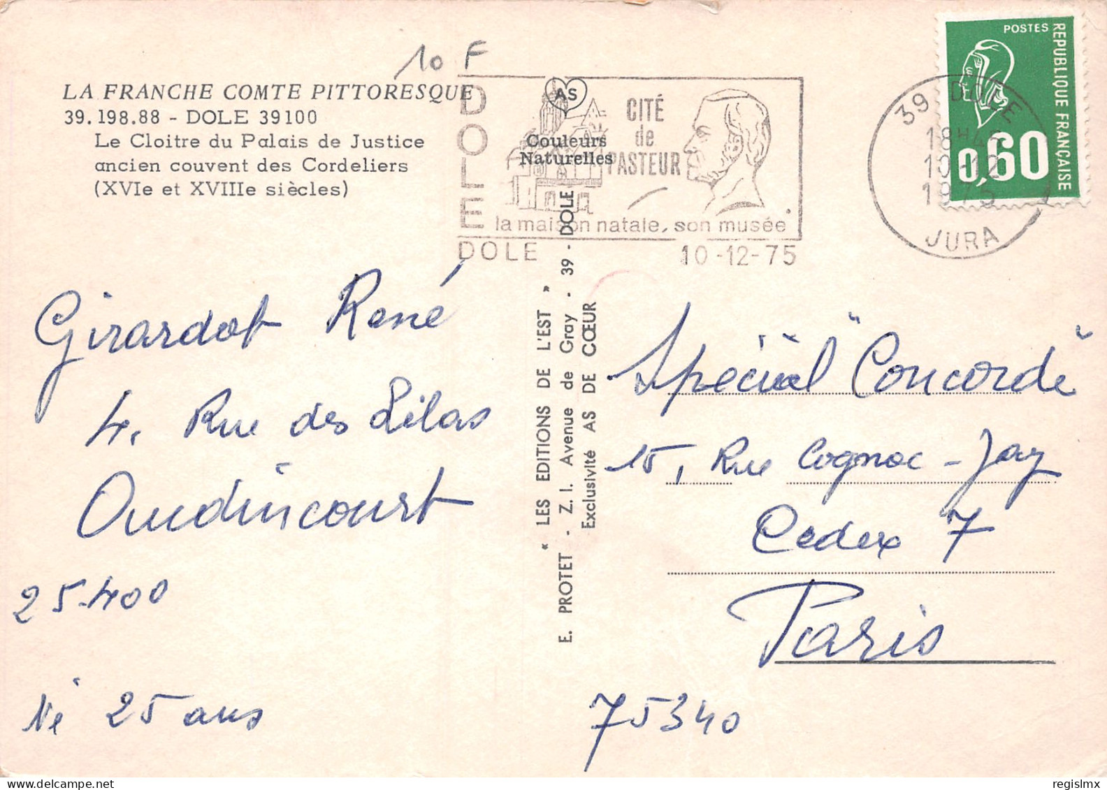 39-DOLE-N°T2768-A/0101 - Dole