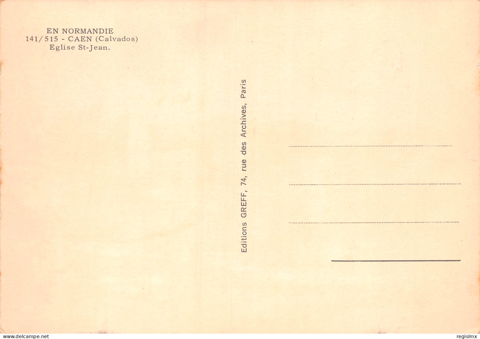 14-CAEN-N°T2768-A/0115 - Caen