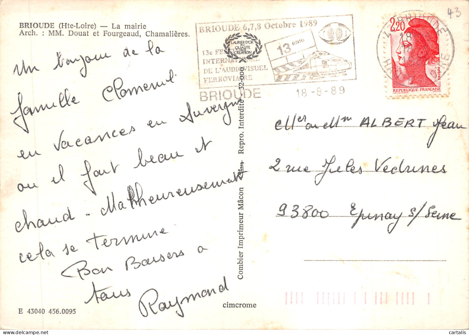 43-BRIOUDE-N 590-C/0001 - Brioude