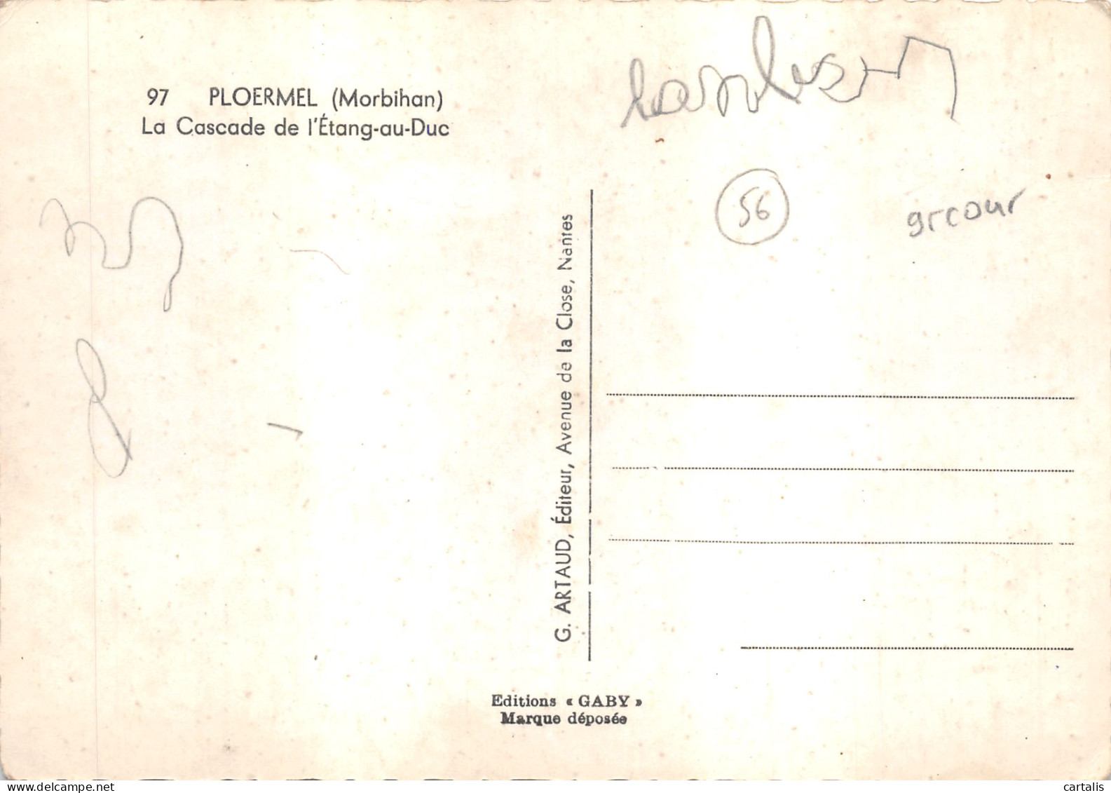 56-PLOERMEL-N 591-B/0109 - Ploërmel