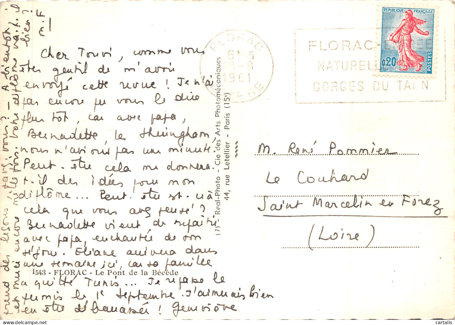 48-FLORAC-N 590-D/0183 - Florac