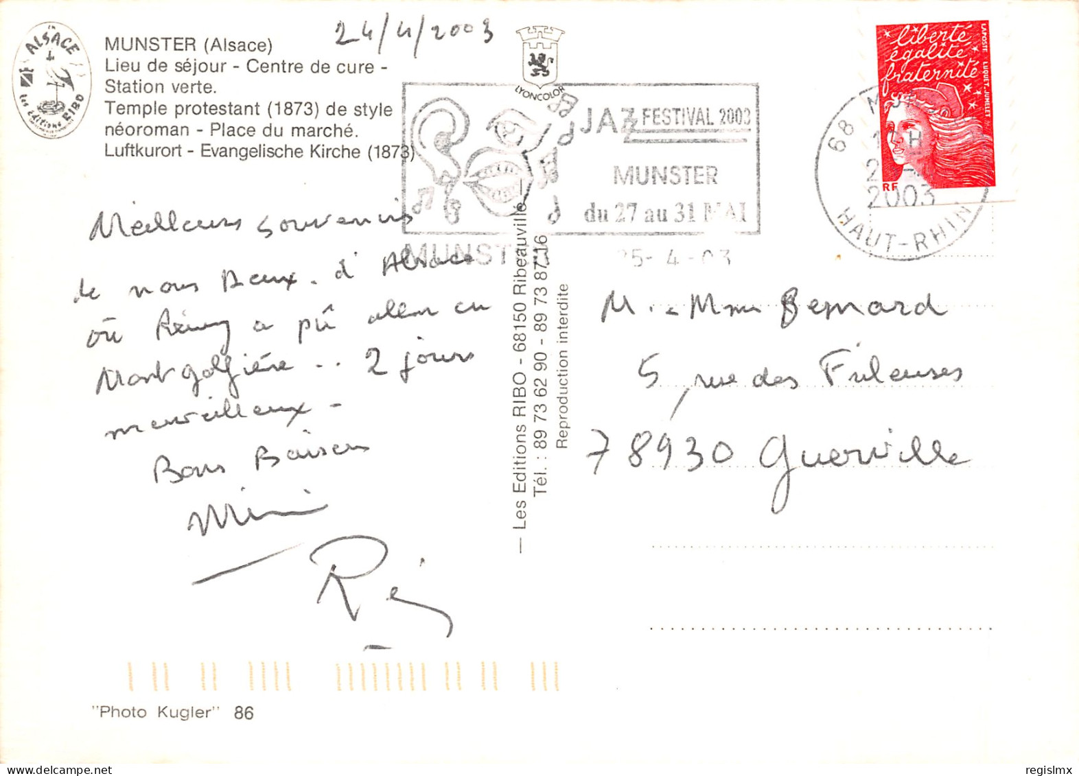 68-MUNSTER-N°T2772-D/0267 - Munster
