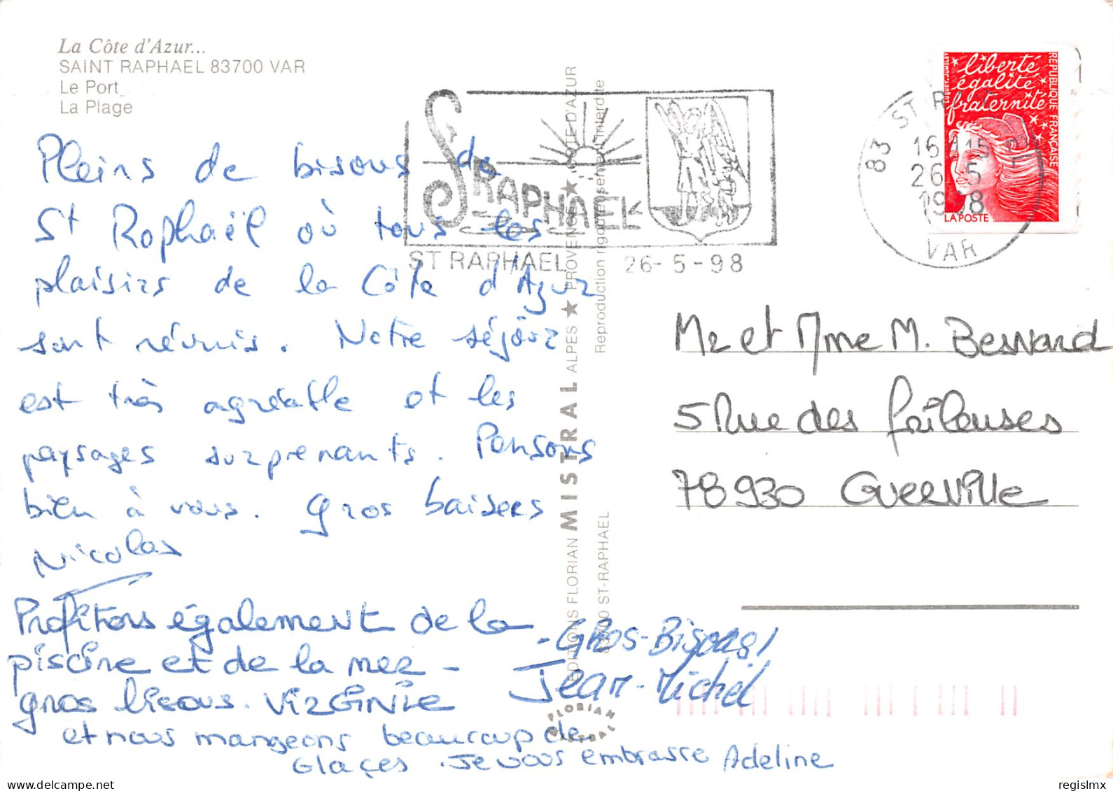 83-SAINT RAPHAEL-N°T2772-D/0279 - Saint-Raphaël