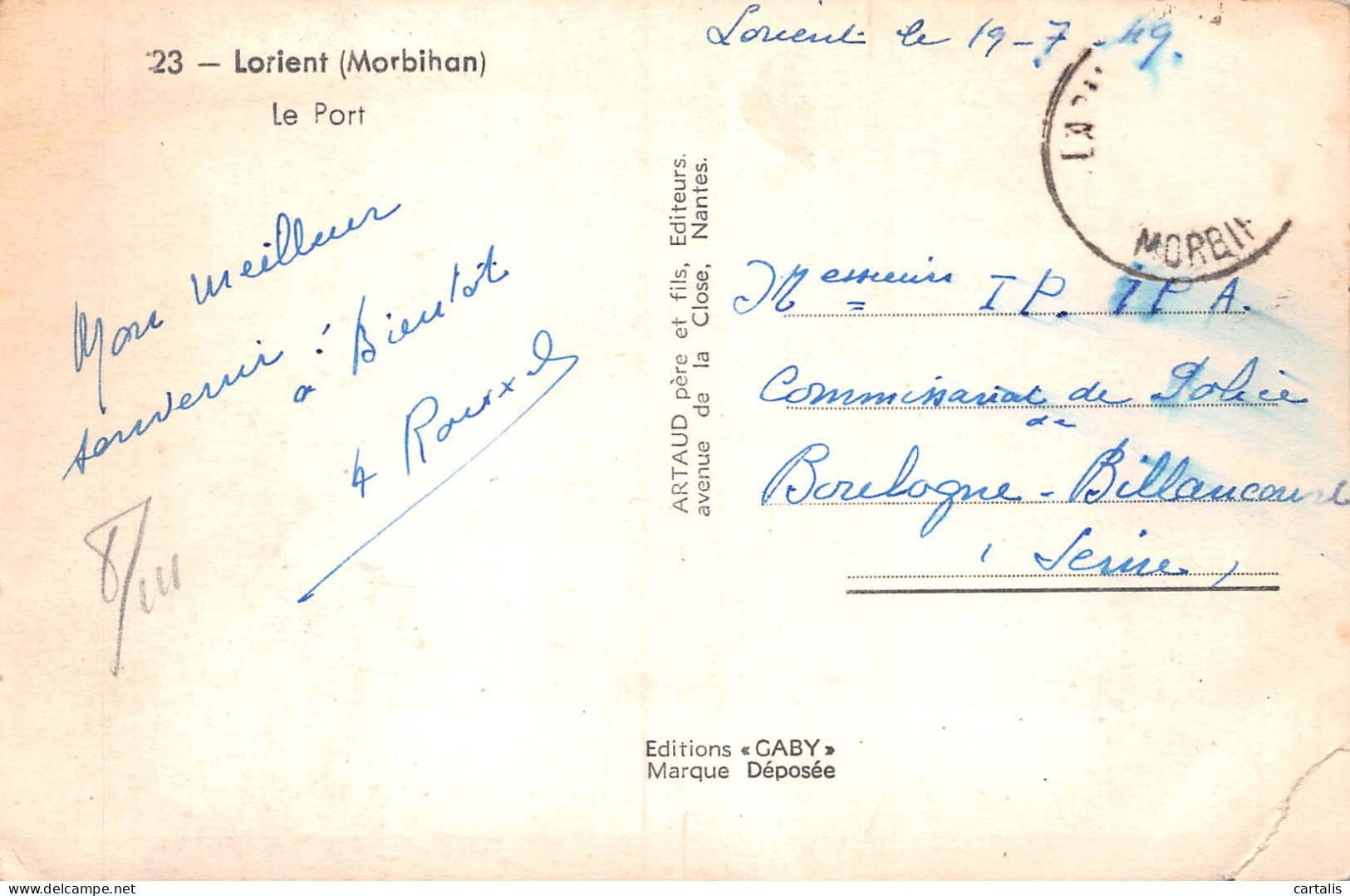 56-LORIENT-N°LP5124-C/0275 - Lorient