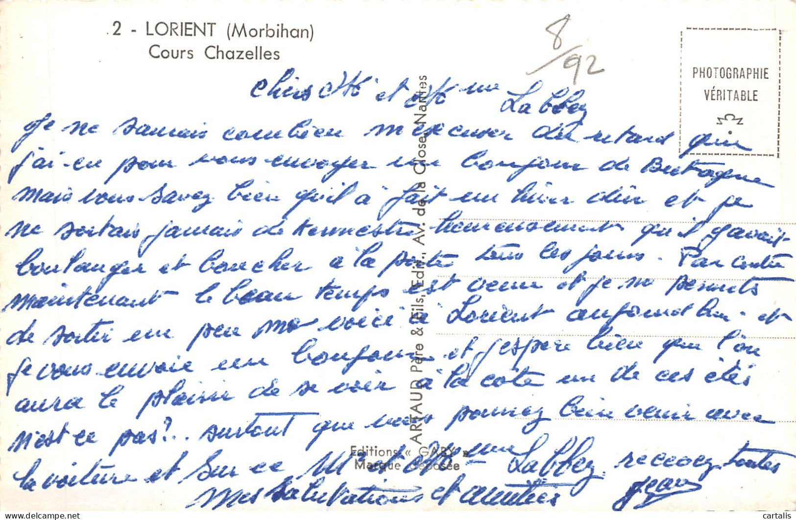 56-LORIENT-N°LP5124-C/0279 - Lorient