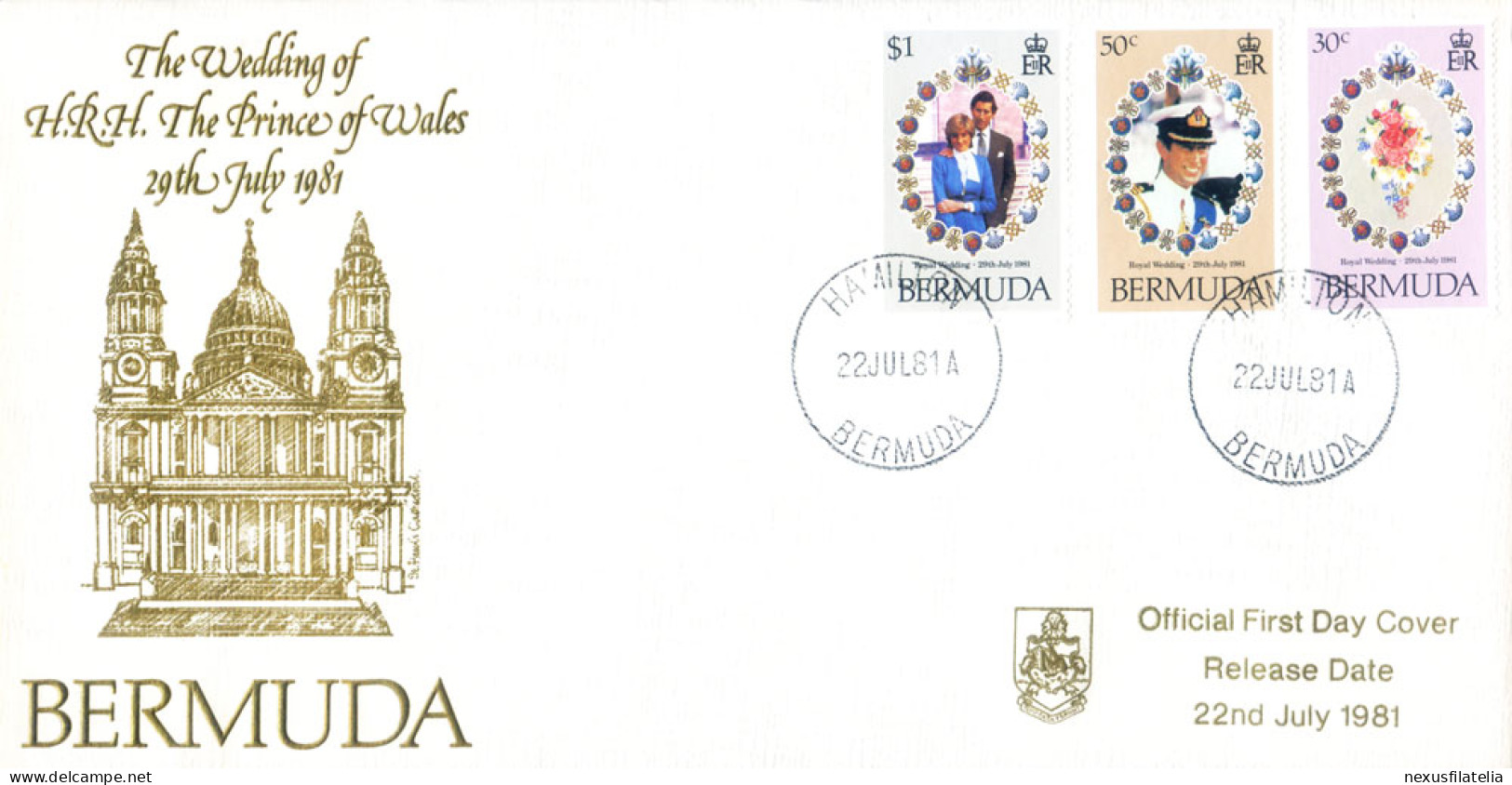 Annata Completa 1981. 3 FDC. - Bermudas