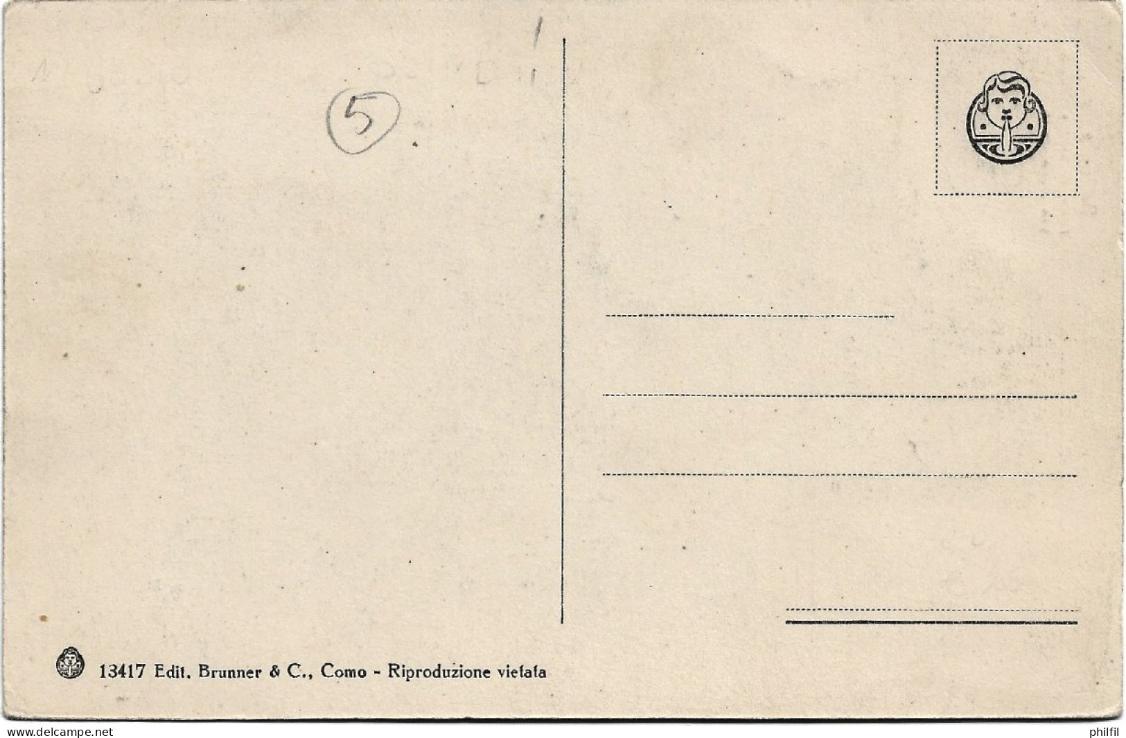 1935-Como Bellagio Via Serbelloni Animata - Como