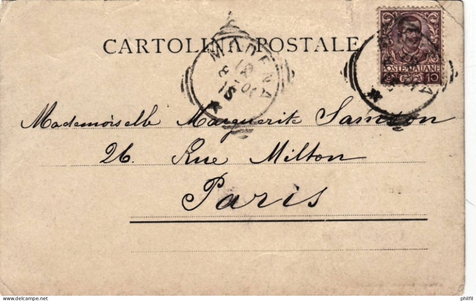 1901-Modena, Barriera Garibaldi, Viaggiata - Modena