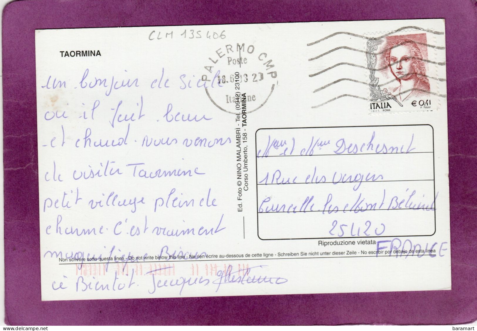 TAORMINA   Viste Multiple - Messina