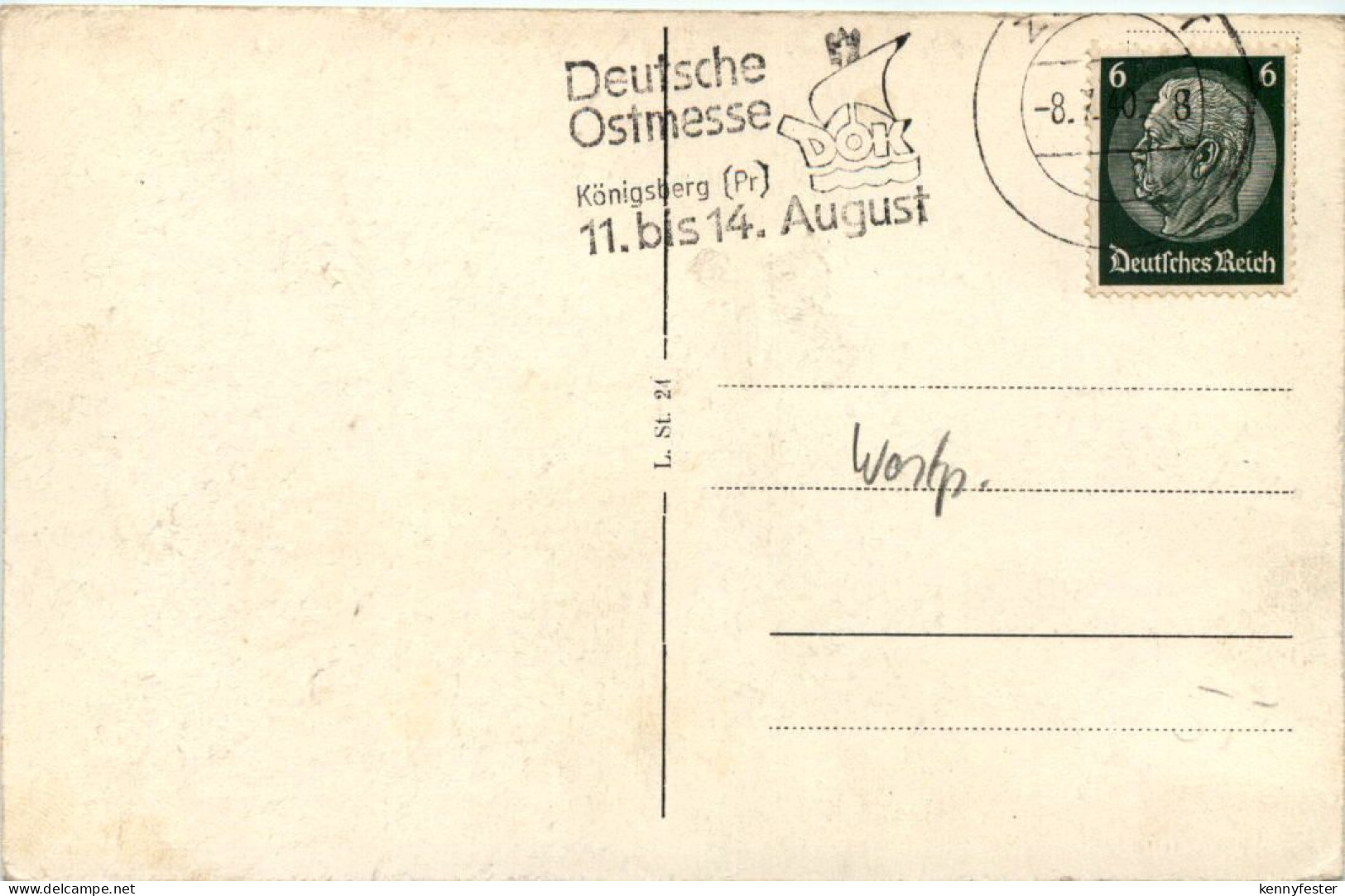 Ostseebad Zoppot - Gross Kurgarten - Danzig