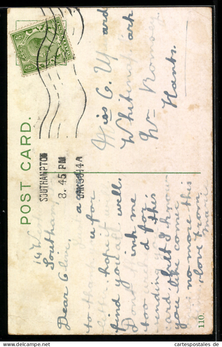 AK Seemann Steht An Einer Wäscheleine - Humor