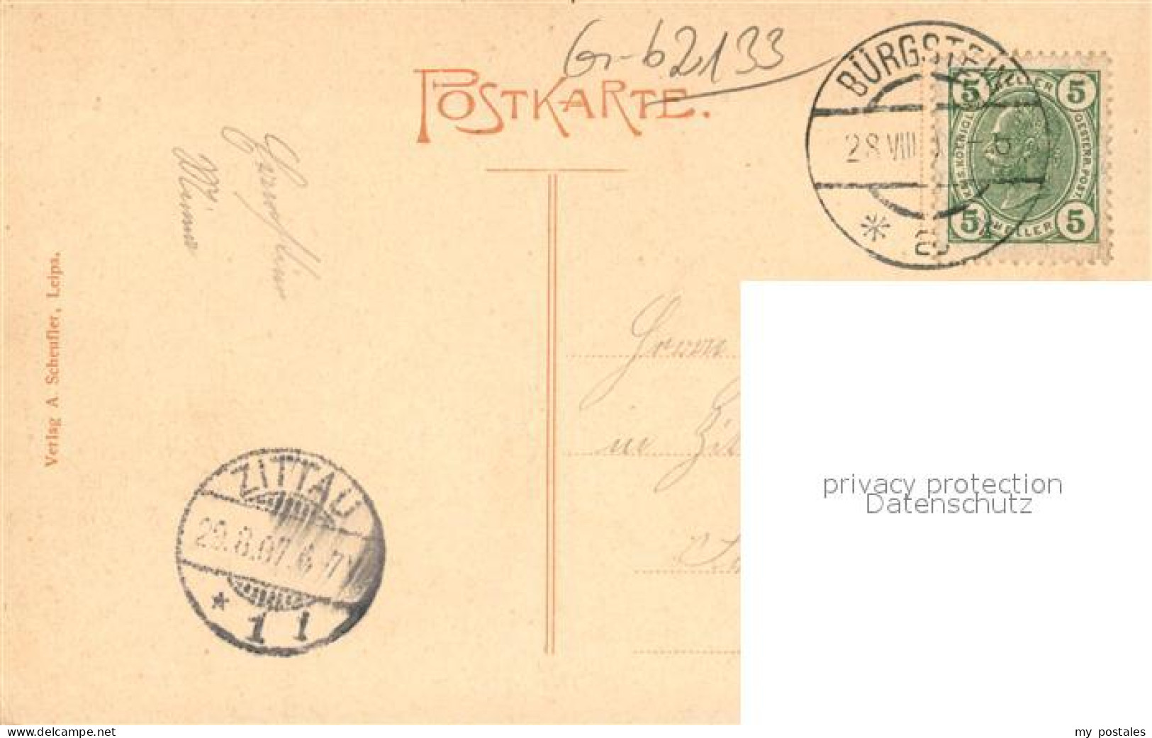 Buergstein Tschechien Einsiedlerstein - Tschechische Republik