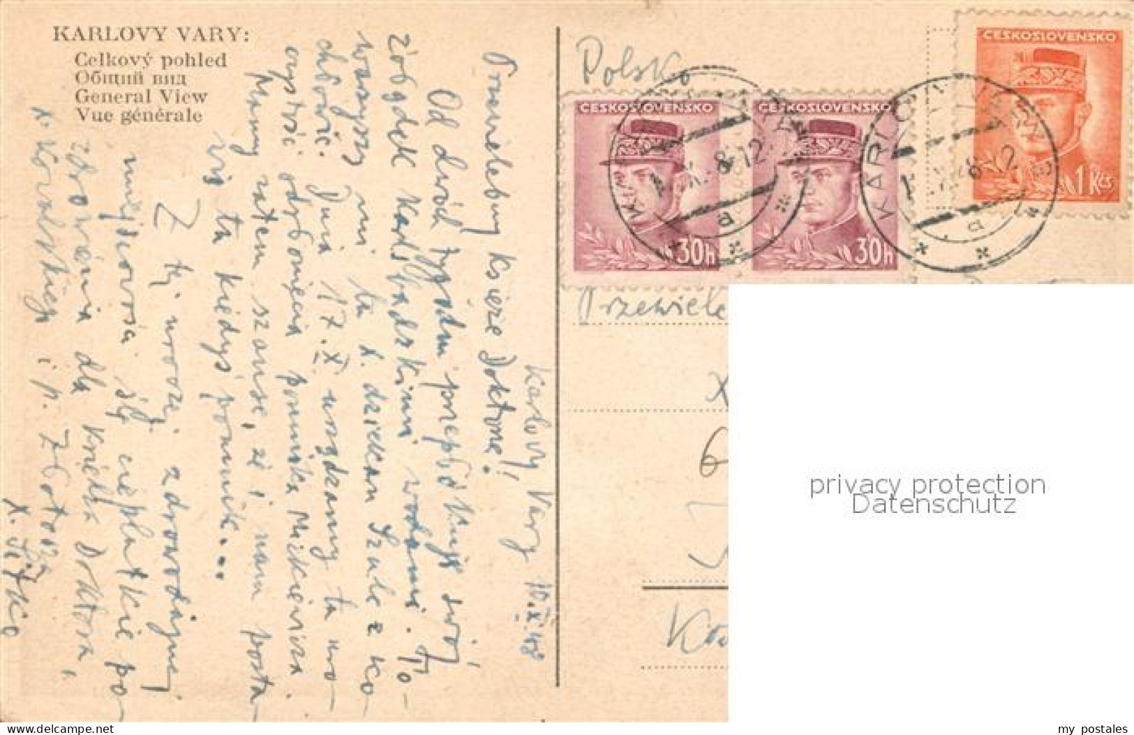 Karlovy Vary Celkovy Pohled - Tschechische Republik