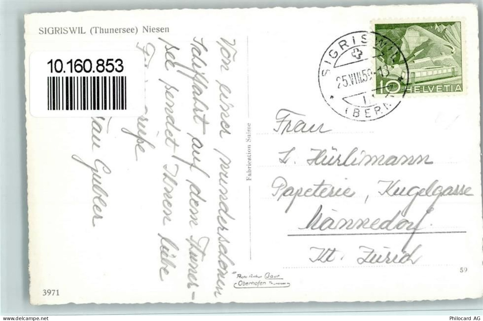 3655 Sigriswil - 10160853 - Sigriswil