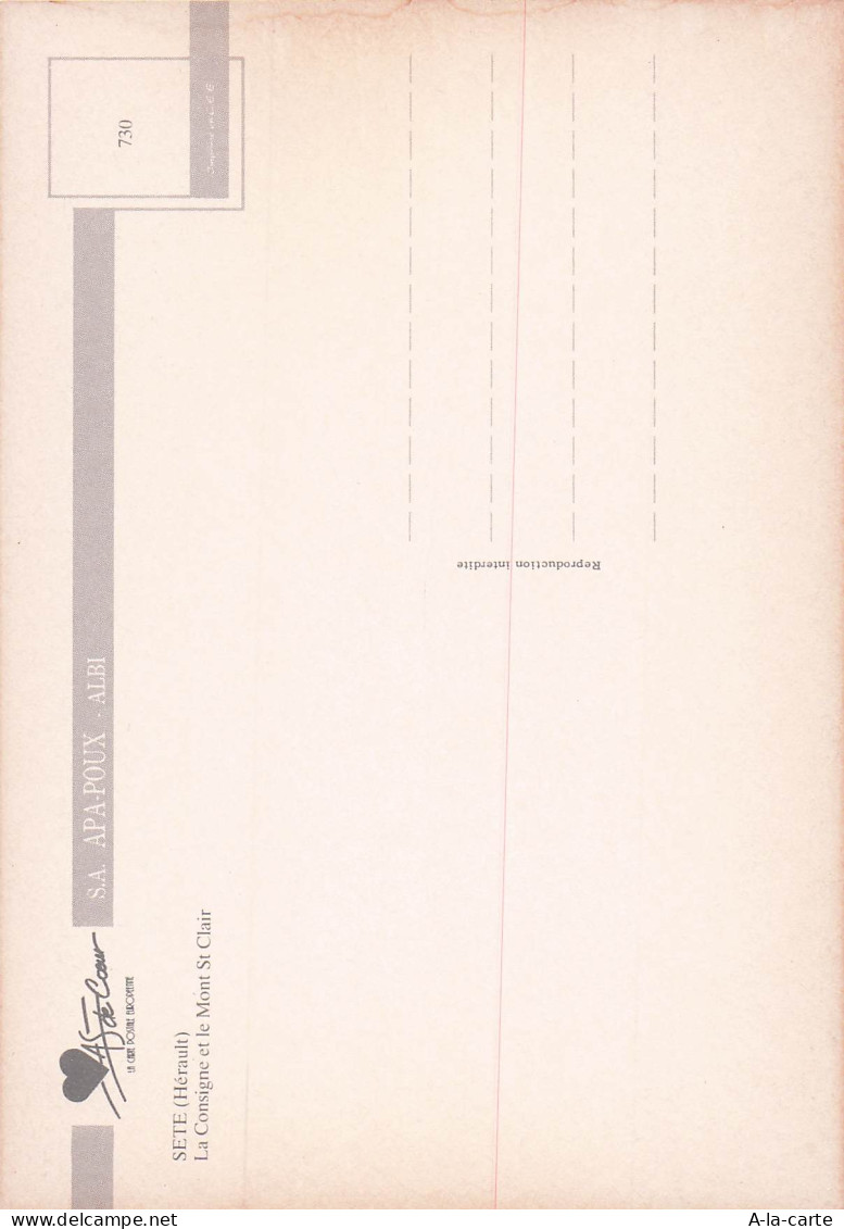 34 SETE LA CONSIGNE ET LE MONT ST CLAIR - Sete (Cette)