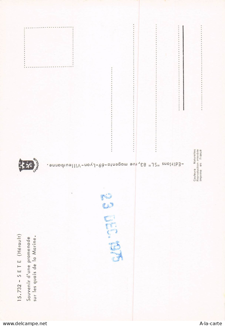 34 SETE LES QUAIS DE LA MARINE - Sete (Cette)