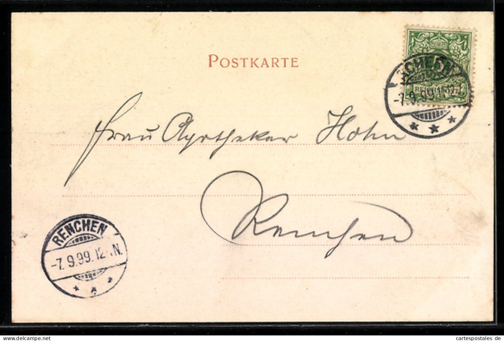 AK Achern, Ortspartie Mit Kirche - Achern