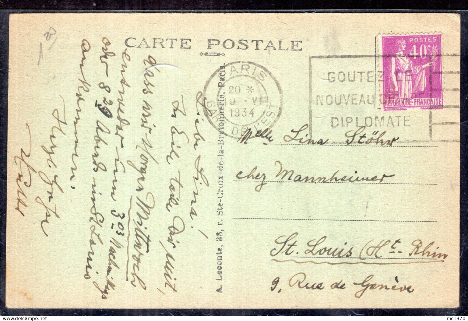 France - 1934 - Paris - Arc De Triomphe - Triumphbogen