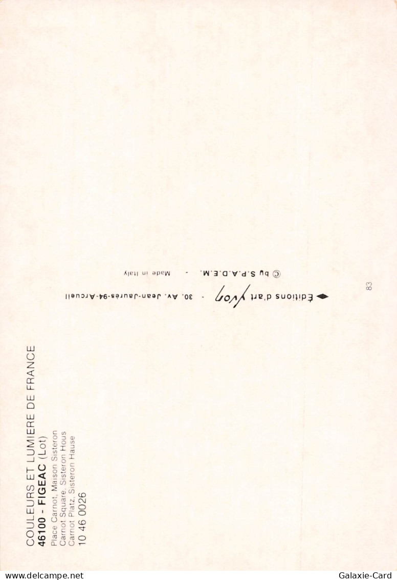 46 FIGEAC PLACE CARNOT - Figeac