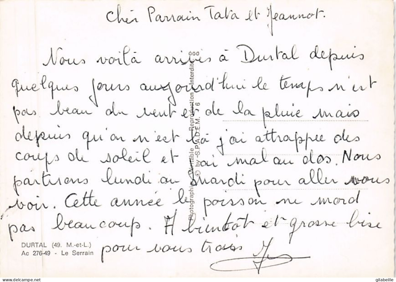 49 - DURTAL - Le Serrain - Durtal