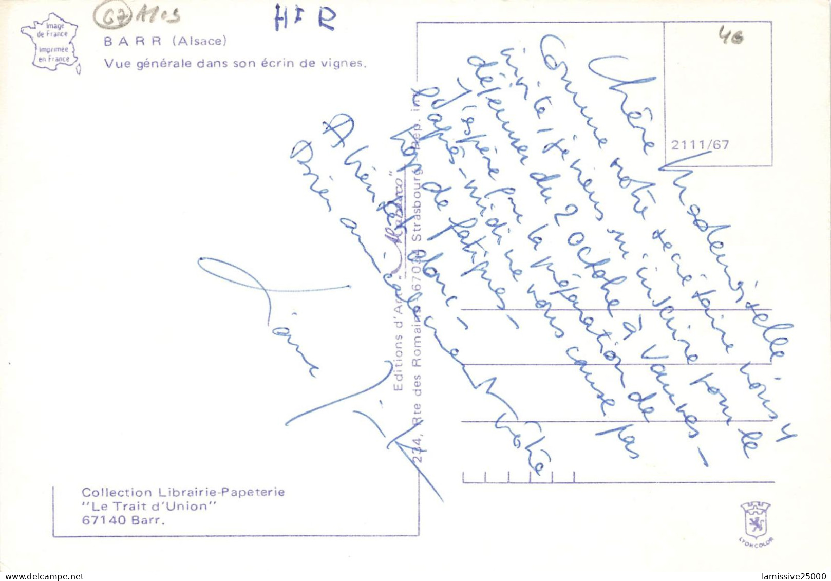 BAS RHIN BARR Vue Générale - Barr