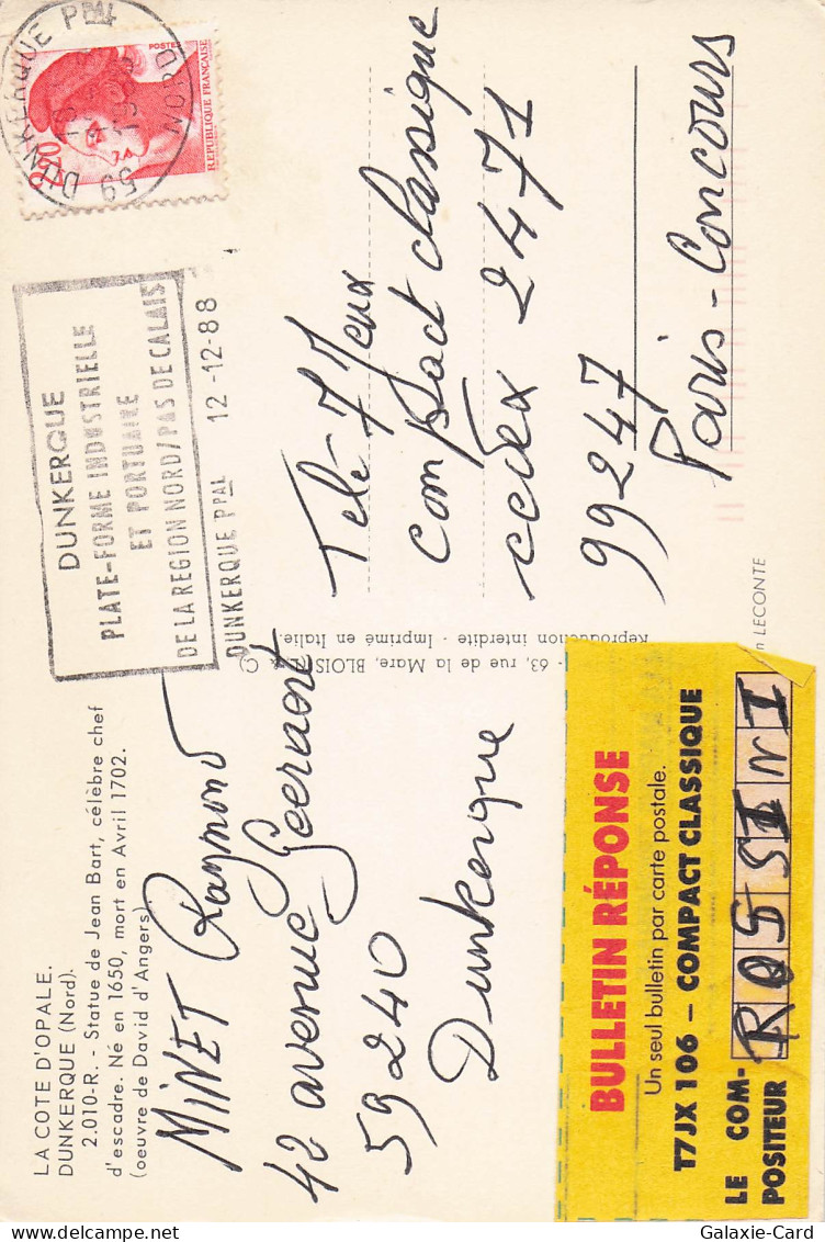 59 DUNKERQUE STATUE DE JEAN BART - Dunkerque