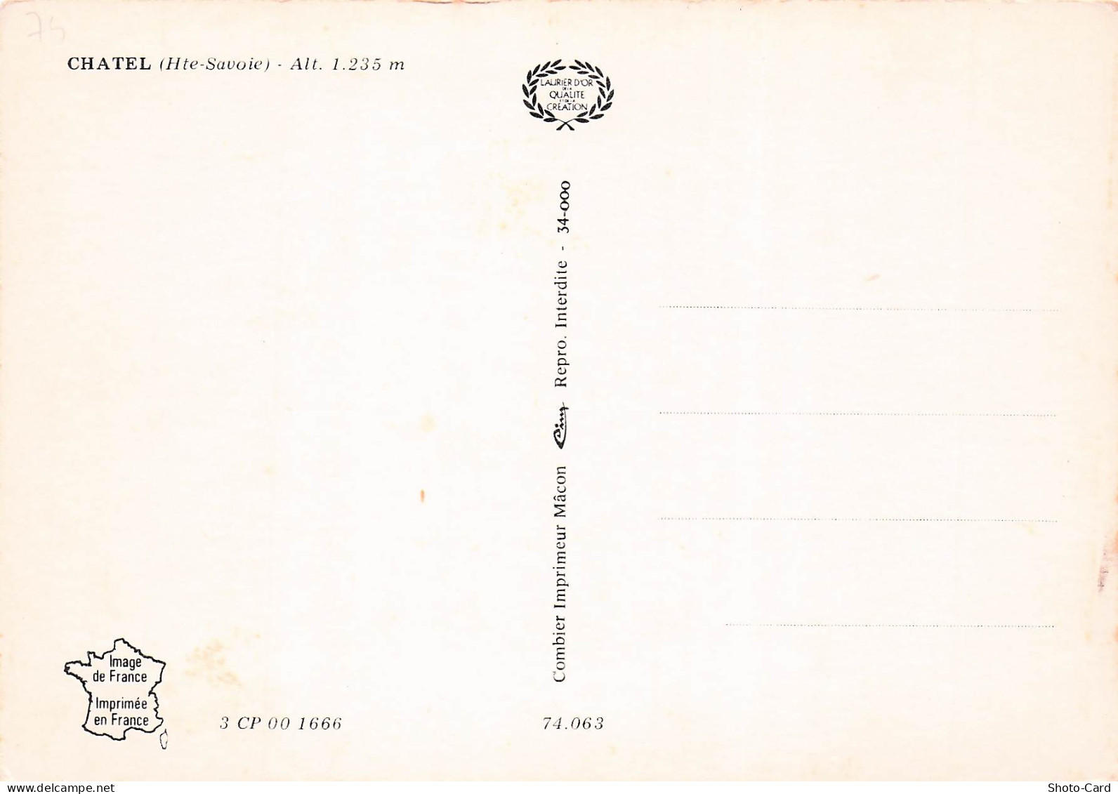 74 CHATEL STATION DE SKI - Châtel