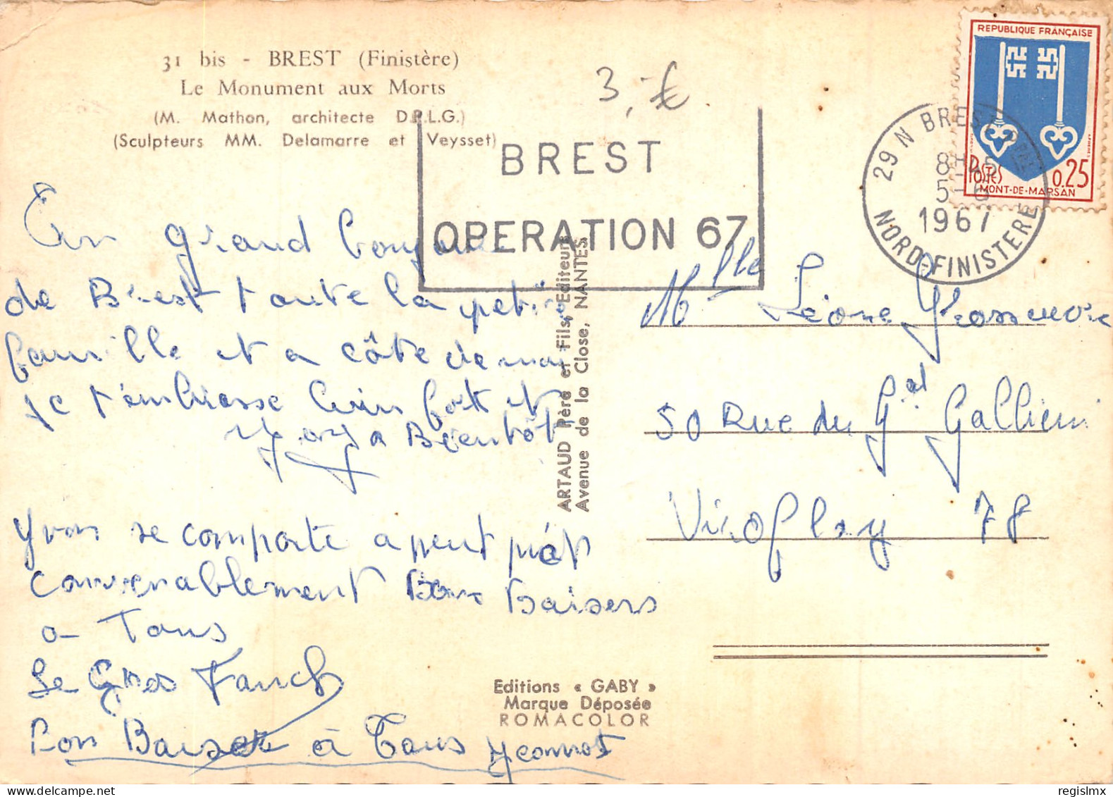 29-BREST-N°387-A/0237 - Brest