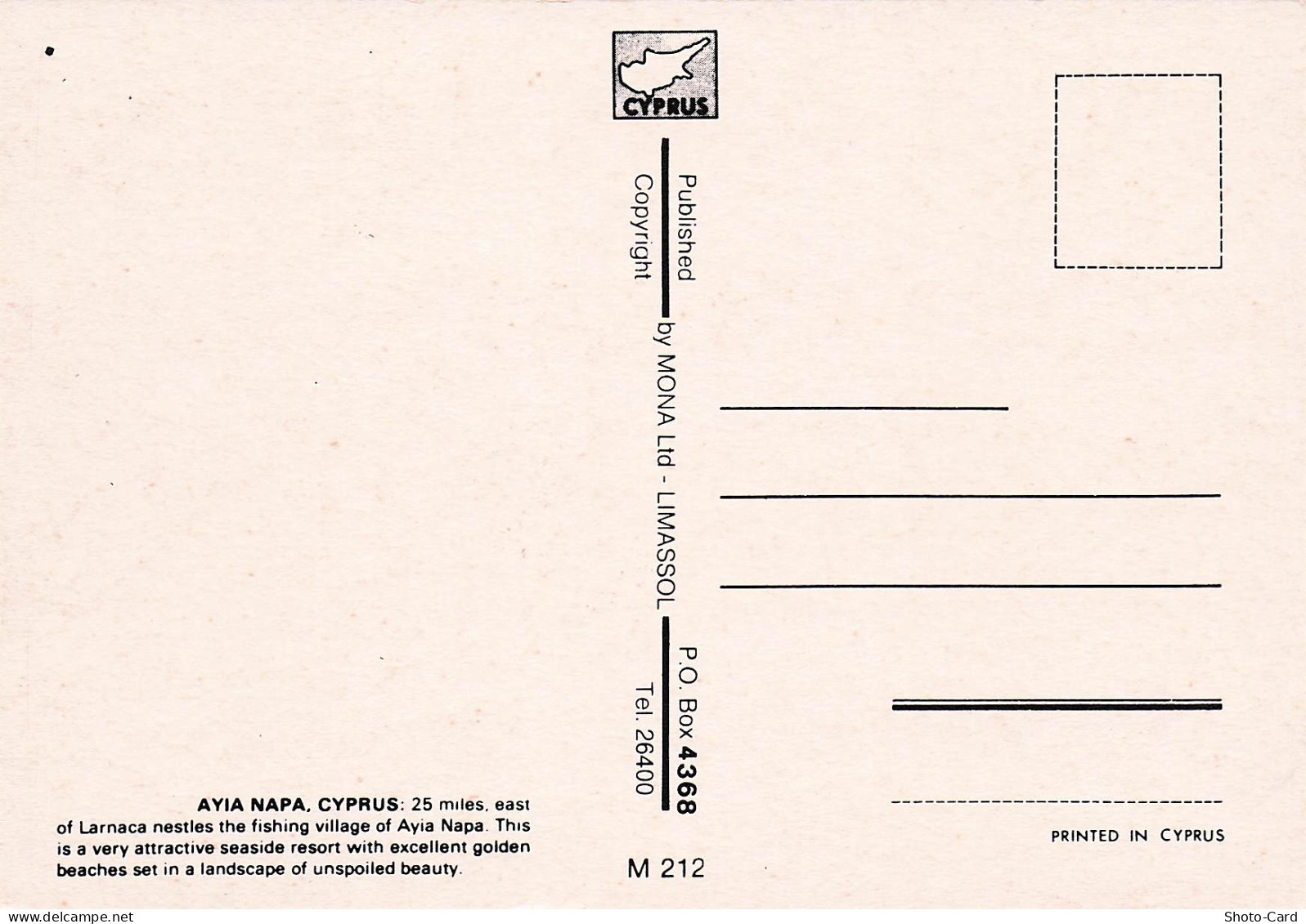 CHYPRE AYIA NAPA PLAGE - Zypern
