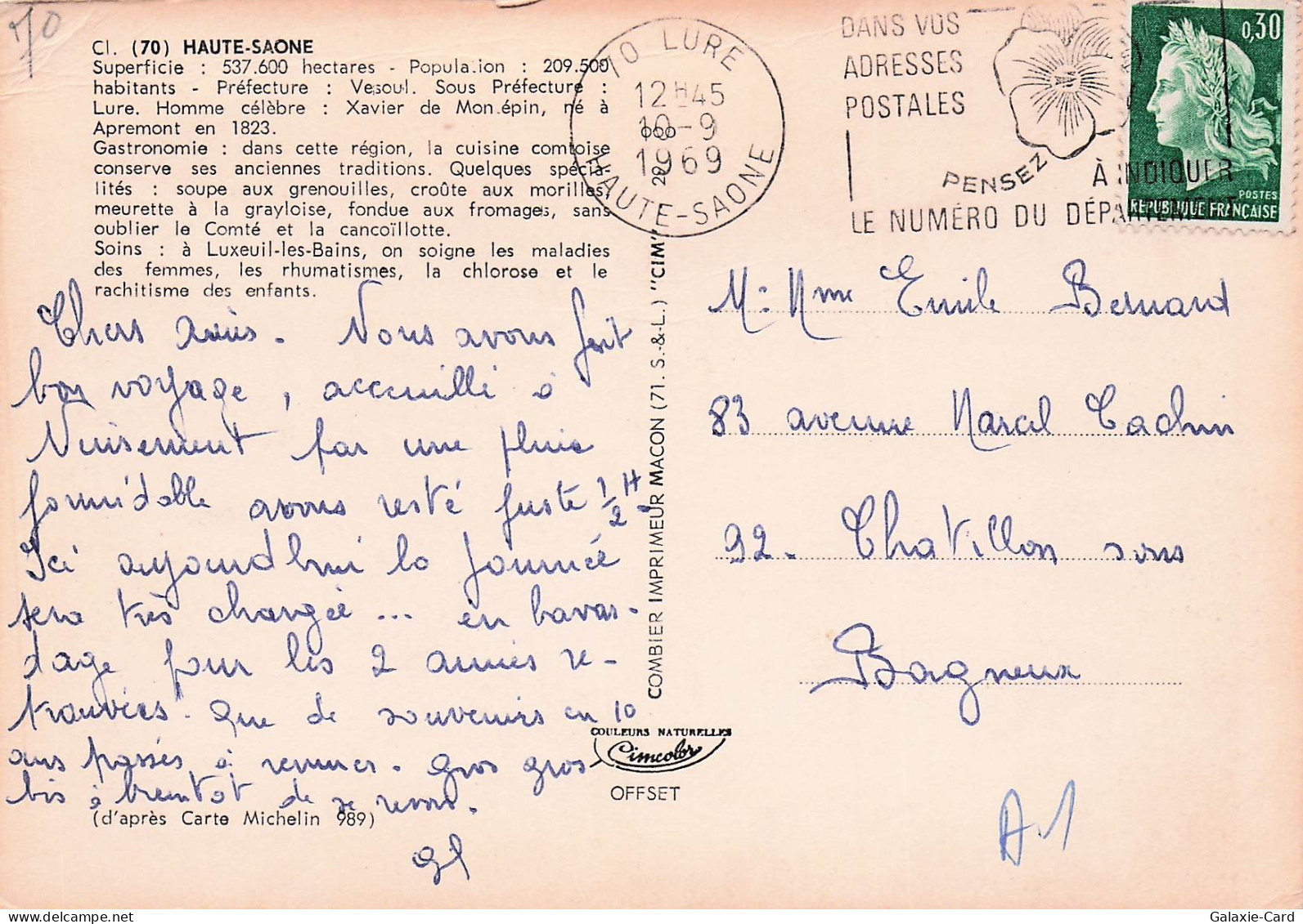 70 LURE HAUTE SAONE - Lure