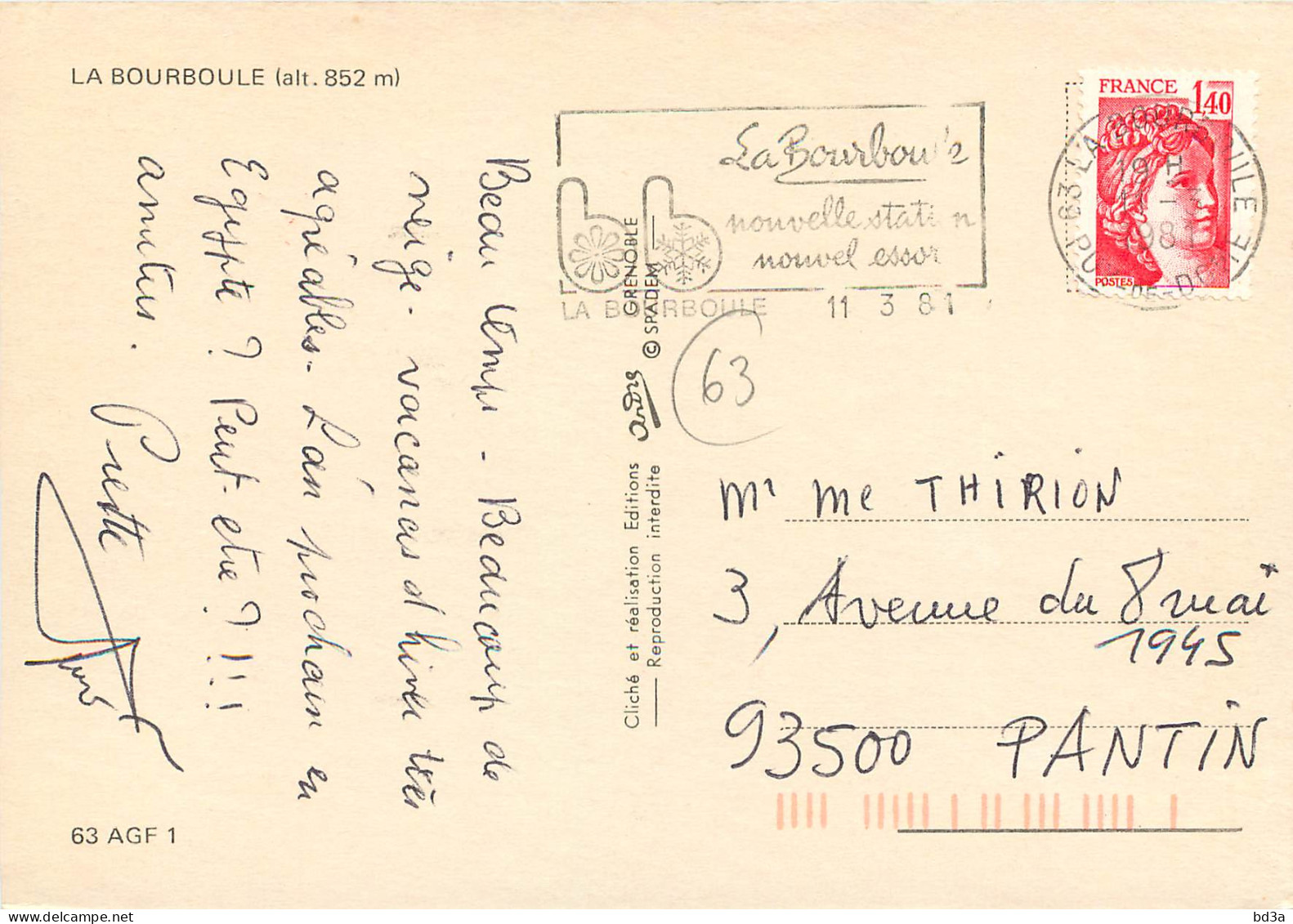63 - LA BOURBOULE - MULTIVUES - La Bourboule