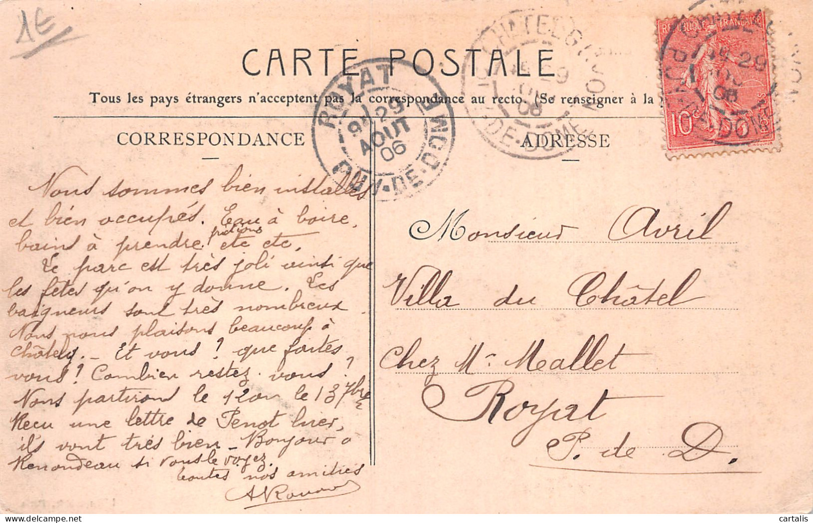 63-CHATEL GUYON-N°5143-D/0119 - Châtel-Guyon