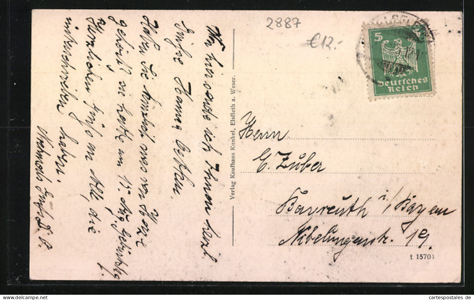 AK Elsfleth /Weser, Peterstrasse Mit Post - Elsfleth