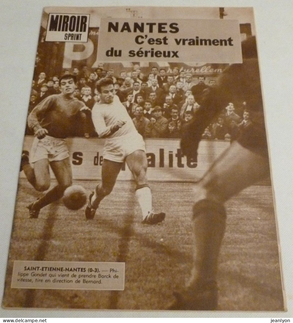 MIROIR SPRINT / Magazine Sport - CYCLISME / Tom Simpson - FOOTBALL / Nantes Vraiment Du Sérieux - N° 1011 Octobre 1965 - Sport