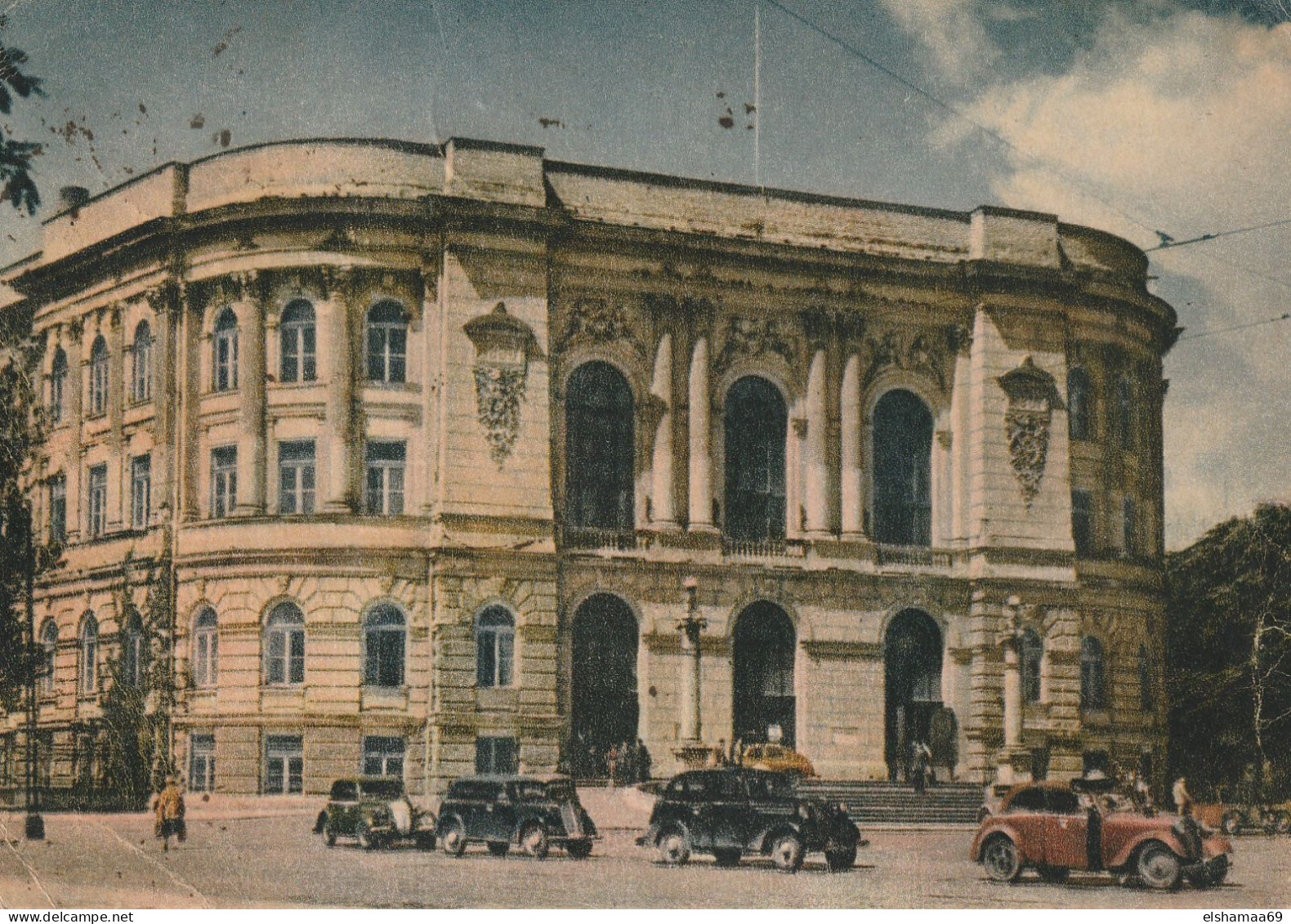 POLAND-EGYPT Airmail Postcard Tied Multi Stamps Censored & Send Warsaw-Cairo 1958 #K - Covers & Documents