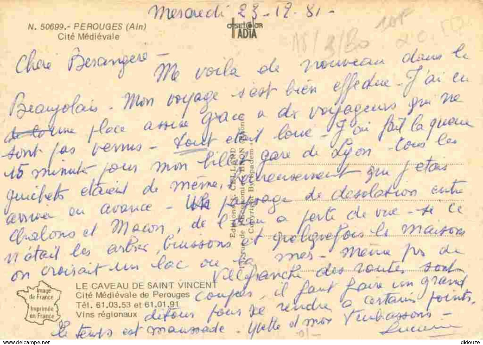 Carte Postale - 01 - Pérouges - Multivues - Cité Médiévale - Vieilles Pierres - CPM - Voir Scans Recto-Verso - Poscard - - Pérouges