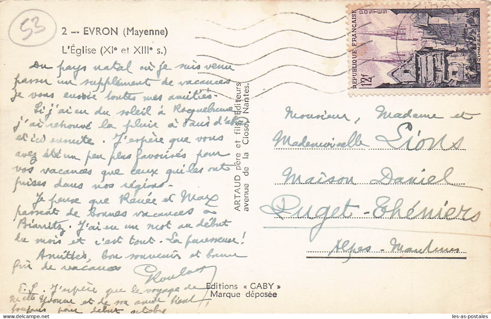 53 EVRON L EGLISE - Evron